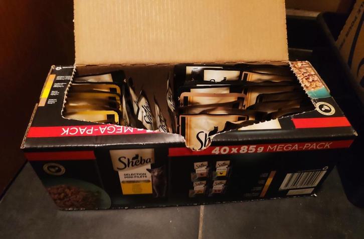 sachets nourriture sheba, Dieren en Toebehoren, Kattenvoerbakken en Drinkbakken, Nieuw, Ophalen