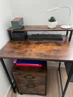 Bureau + Caisson de Rangement – Très bon état, Enlèvement, Comme neuf, Bureau