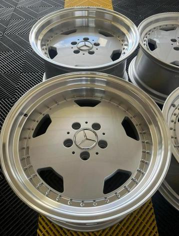 Mercedes Monoblock 17&18inch velgen W124 W126 W202 W123 W140 beschikbaar voor biedingen