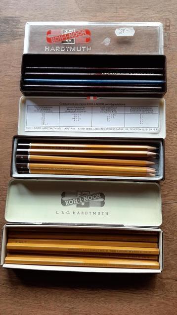 collection de crayons vintage