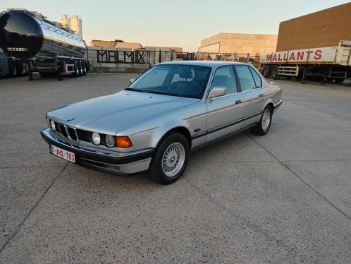 1989 BMW 735 e32 - 127.000km!, Auto's, BMW, Particulier, 7 Reeks, Benzine, Automaat, Zilver of Grijs, Zwart, Leder, Achterwielaandrijving