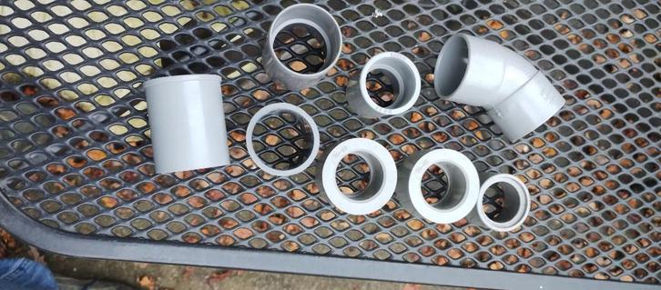 koppelstukken pvc, Doe-het-zelf en Bouw, Buizen en Afvoer, PVC, Ophalen