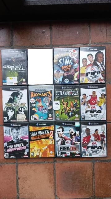 verzameling 12 Nintendo GameCube spellen en memory card beschikbaar voor biedingen