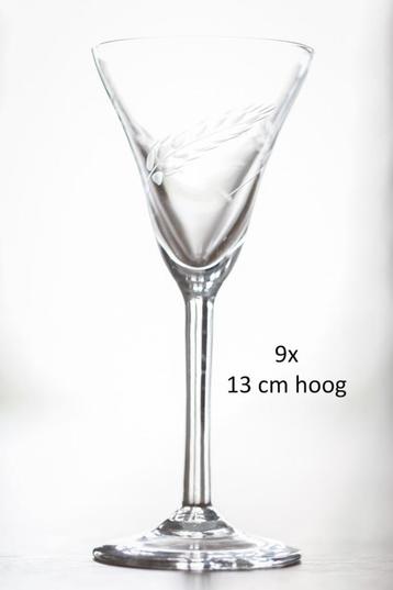 kristallen glazen beschikbaar voor biedingen