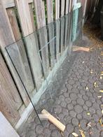Glazen tafelblad, Tuin en Terras, Ophalen, Gebruikt