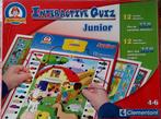 Clementoni " Interactive quizz junior "  De 4 à 6 ans, Clementoni, 1 ou 2 joueurs, Enlèvement, Utilisé