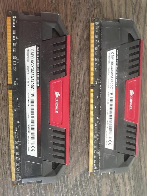 2   x Corsair Vengeance Pro Series DDR3 RAM-modules, Computers en Software, RAM geheugen, Zo goed als nieuw, Desktop, 32 GB, DDR3