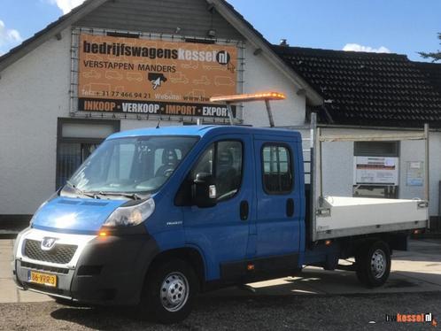 Peugeot Boxer 335 2.2 HDI 120 Euro 4 L3 DC Pick-Up Open Laad, Auto's, Bestelwagens en Lichte vracht, Bedrijf, ABS, Centrale vergrendeling