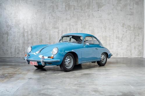 1961 Porsche 356, Autos, Porsche, Entreprise, Achat, Essence, Coupé, 2 portes, Boîte manuelle, Bleu, Noir, Cuir, Enlèvement