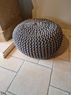 Gebreide poef, Overige materialen, 50 tot 75 cm, Nieuw, Ophalen of Verzenden