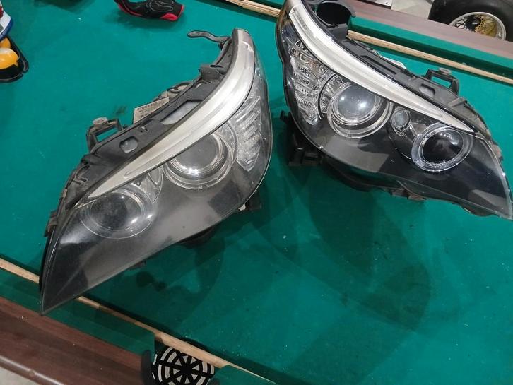 Originele BMW 5-serie E60 E61 LCI volledige xenonkoplamp, Auto-onderdelen, Verlichting, BMW, Ophalen
