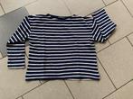 Gestreepte longsleeve shirt. Stradivarius. Mt S., Ophalen, Blauw, Zo goed als nieuw, Lange mouw