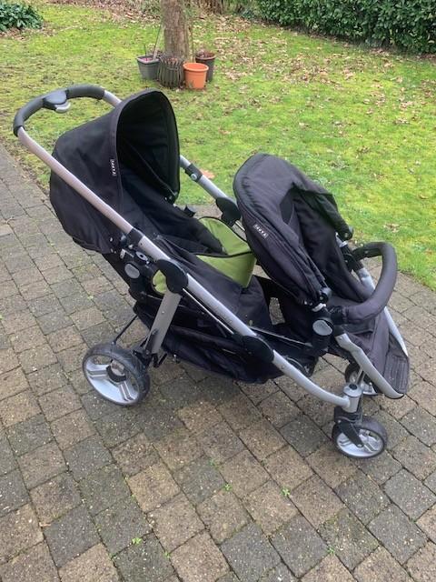 Poussette TOPMARK 2 COMBI, Enfants & Bébés, Poussettes & Combinaisons, Utilisé, Poussette, Autres marques, Voiture duo, Tige de poussée réglable