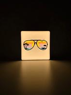 Retro Zonnebril Lamp – Palm Trees Sunset – Boho Beach Decor, Ophalen of Verzenden, Nieuw, Retro, Minder dan 50 cm