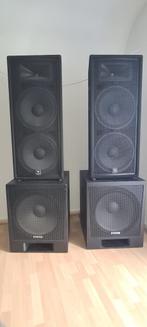 2X JBL JRX225 500w + 2X Subwoofer Fame 18 pouces 220w, Ophalen, JBL, Overige typen, Zo goed als nieuw