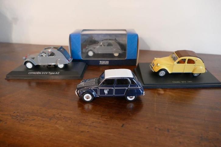 Citroën 2CV (serie 2) miniaturen, Hobby en Vrije tijd, Modelauto's | 1:43, Zo goed als nieuw, Auto, Overige merken, Ophalen of Verzenden