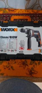 Worx 810w boormachine, Doe-het-zelf en Bouw, Ophalen, Zo goed als nieuw, Variabele snelheid