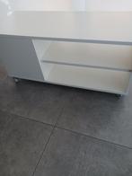 Witte salontafel op wielen net als nieuw te koop., Ophalen, Zo goed als nieuw