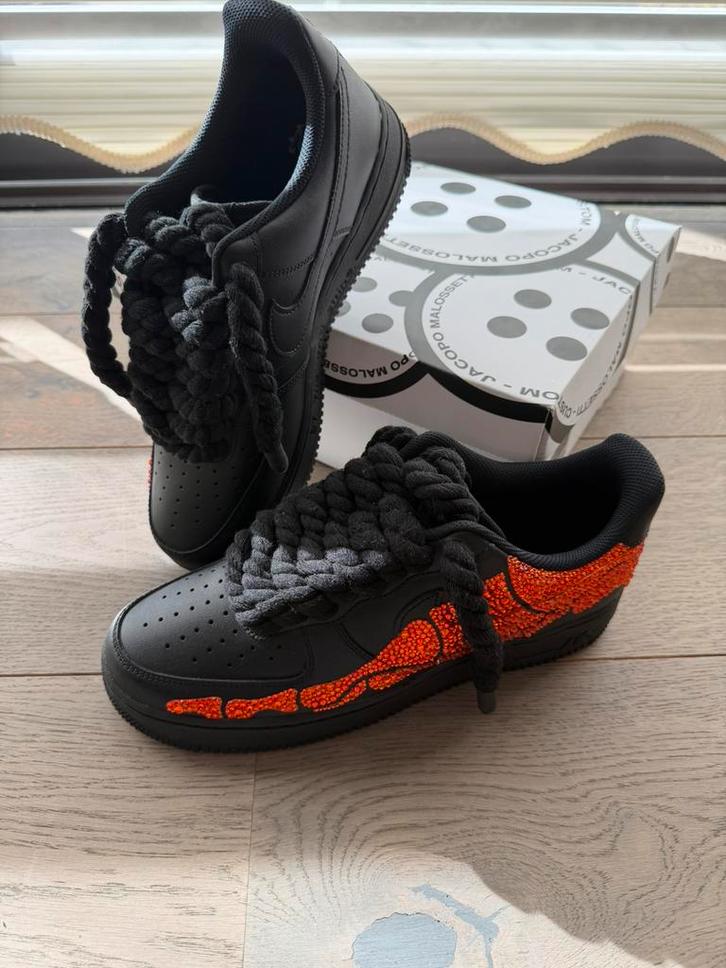 Custom nike air force 1 ( EU43), Kleding | Heren, Schoenen, Nieuw, Sneakers, Zwart, Ophalen