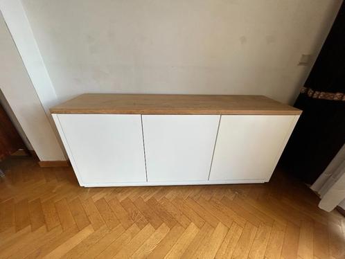 Austral wit dressoir met 3 deuren van Maisons du Monde, Huis en Inrichting, Kasten | Buffetkasten, Zo goed als nieuw, Minder dan 100 cm