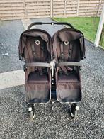 Bugaboo donkey twin (zwart) + alle bijhorende accessoires, Comme neuf, Enlèvement