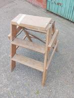 houten trapje 3 treden, Huis en Inrichting, Krukjes, Verzenden, Hout
