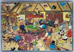 Puzzle de 3000 pièces de Jan van Haasteren : le billard Jumb, Envoi, Plus de 1 500 pièces, Comme neuf, Puzzle