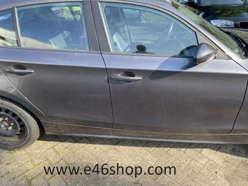 DEUR DEUREN  BMW 1 SERIE 2005 SPARKLING GRAPHITE  beschikbaar voor biedingen