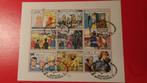 Feuillet 9 timbres CBBD - Oblitération du 1er jour - Tintin, Tintin, Image, Affiche ou Autocollant, Enlèvement ou Envoi, Neuf