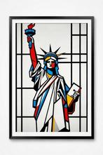 Statue of Liberty in fragments (Abstract Geometric), Ophalen of Verzenden