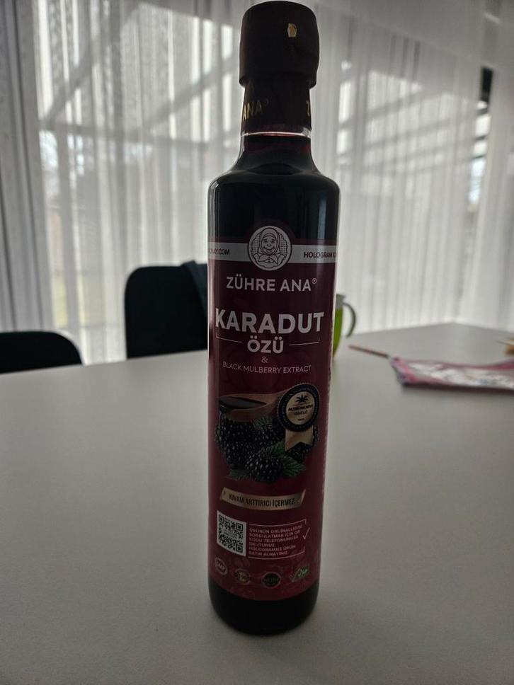 Karadut özü, Divers, Produits alimentaires, Enlèvement