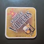 Sous Bock Triple Villers (modèle 2), Ophalen of Verzenden, Gebruikt, Viltje(s), Overige merken