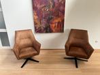 2 bruine draaizetels, Ophalen, Twee, Bruin, Nieuw