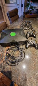 Xbox original inclusief 2 controllers, Games en Spelcomputers, Spelcomputers | Xbox Original, Met 2 controllers, Gebruikt, Ophalen