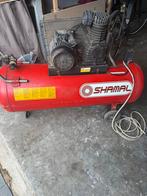 Shamal 200 liter compressor, 100 liter of meer, Ophalen, Gebruikt, 6 tot 10 bar