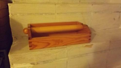 Houten Keukenrol Houder, Huis en Inrichting, Keuken | Keukenelementen, Ophalen of Verzenden