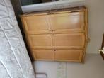 Lit + garde robe + commode + table de nuit, Maison & Meubles, Ancien, Avec porte(s), 100 à 150 cm, Utilisé