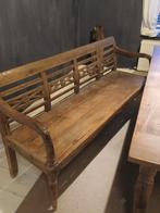 Banc de gare en teck ancien, Enlèvement