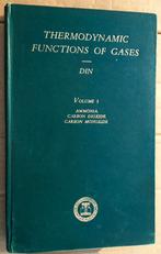 Thermodynamic Functions of Gases, Vol. I - 1956 - F. Din, Enlèvement ou Envoi, Utilisé, F. Din, Sciences naturelles