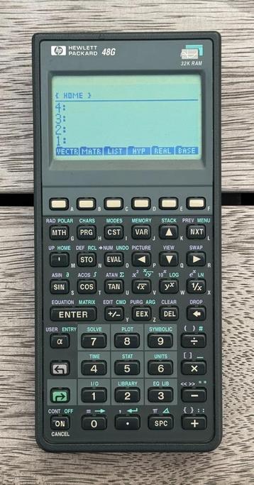 Hewlett Packard HP 48G grafische rekenmachine - Vintage beschikbaar voor biedingen