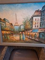 Olieverf Parijs Barry Leighton Jones, Antiek en Kunst, Ophalen of Verzenden