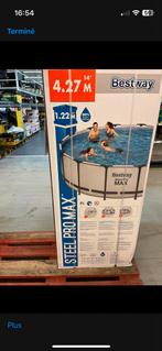 Piscine neuve 4m27 sur 1m22 plus robo, 120 cm ou plus, 300 cm ou plus, Rond, 400 cm ou plus