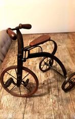 > Tricycle ancien décoratif métal et bois – style XIXe, Enlèvement ou Envoi
