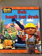 Bob De Bouwer, Bob heeft het druk, Comme neuf, Livre à déplier, à toucher ou à découvrir, Enlèvement ou Envoi