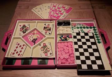 Vintage spelkoffer jaren 60, Antiek en Kunst, Ophalen of Verzenden