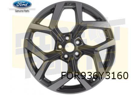 Ford Puma velg alu. 8,5J x 19" 5-spaaks Y-design (Magnetite), Auto-onderdelen, Banden en Velgen, Band(en), 19 inch, Personenwagen