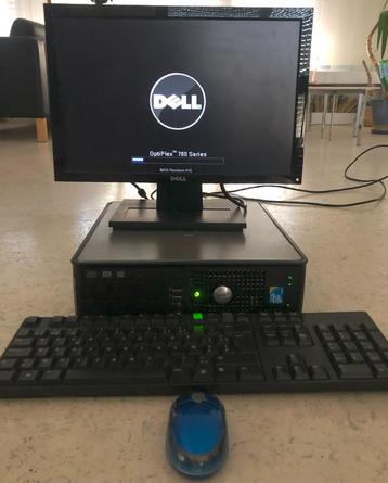 Complete PC met scherm, TB, muis SSD+HDD 5GB RAM beschikbaar voor biedingen
