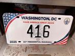 Plaque d’immatriculation americaine usa  washington DC Trump, Collections, Enlèvement ou Envoi, Comme neuf