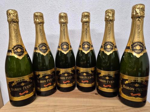 6x Champagne Baron Feunté (15€/fles), Verzamelen, Wijnen, Zo goed als nieuw, Champagne, Frankrijk, Vol, Ophalen