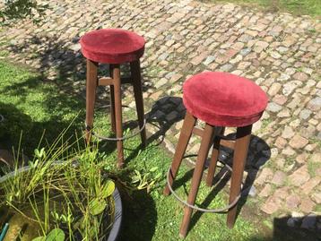tabouret de bar très confortables prix pièce, 2 tabourets, Comme neuf